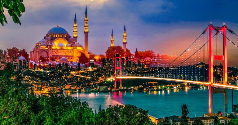 Istanbul in the evening