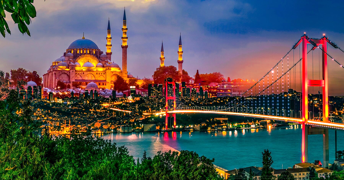Istanbul in the evening