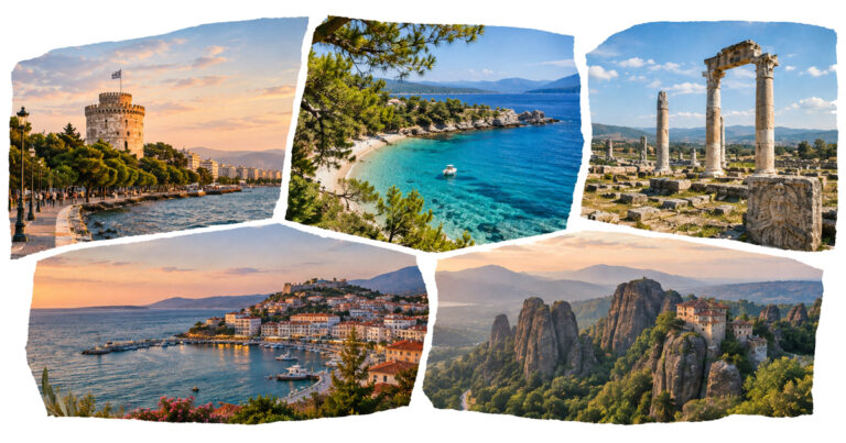 Greece from Bulgaria, collage